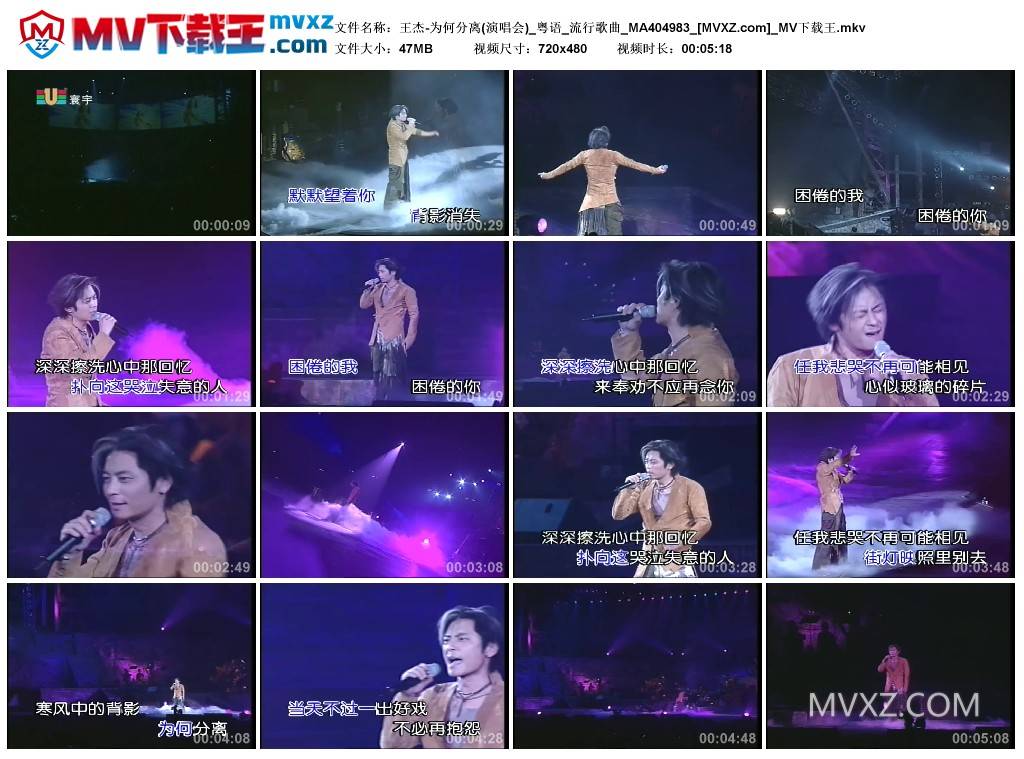 王杰-为何分离(演唱会)_粤语_流行歌曲_MA404983